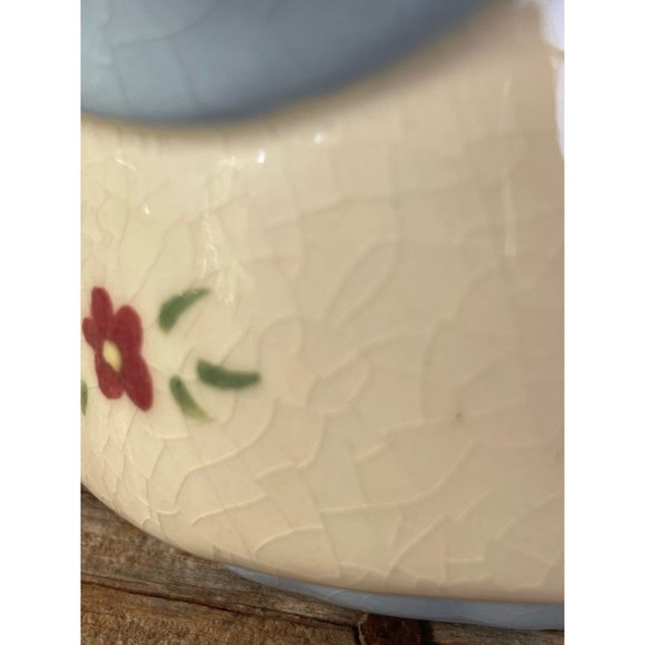 Vintage 1950s Weil Ware California Pottery Lady Double Planter Vase - Picture 7 of 11